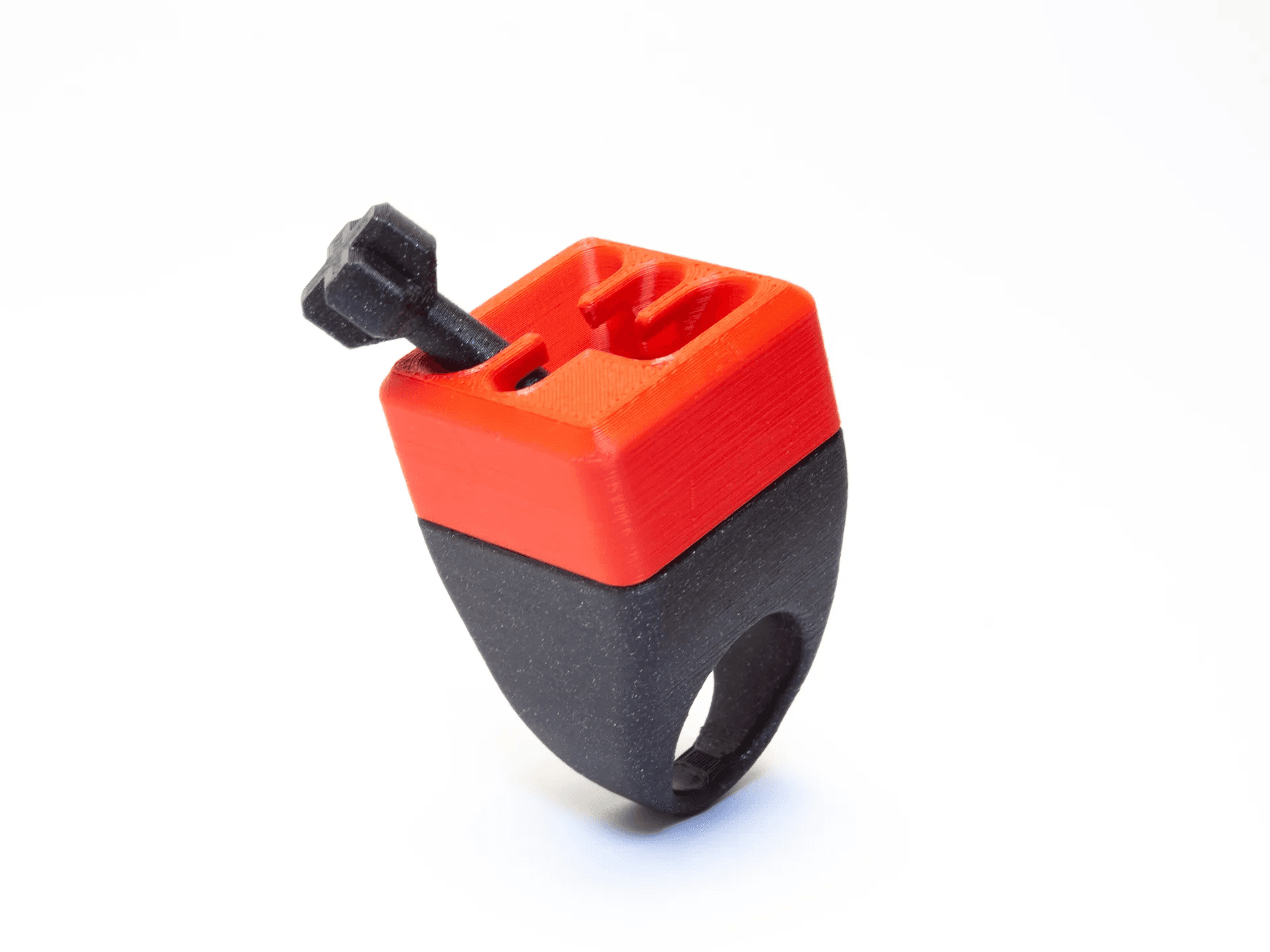 La palanca de cambios como un pequeño juguete